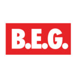 Logotipo de BEG proveedor de productos de iluminación. Matas Ramis es distribuidor de sus productos