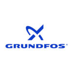 Logotipo de Grundfos. Matas Ramis es distribuidor de los materiales