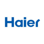 Logotipo de Haier. Matas Ramis es distribuidor de los materiales