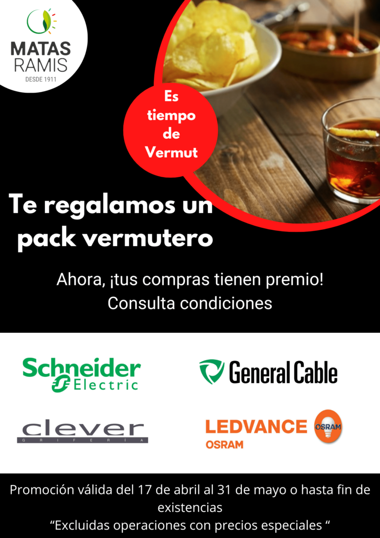 Promoción regalo de un pack vermut por compras en Matas Ramis